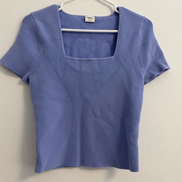 Abercrombie & Fitch Tops - Abercrombie & Fitch Ribbed Square Neck Top